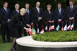 第一次世界大戦100年:激戦地イーペルでEU首脳黙とう