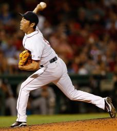 レッドソックス上原が５勝目 ダル６失点 大リーグ