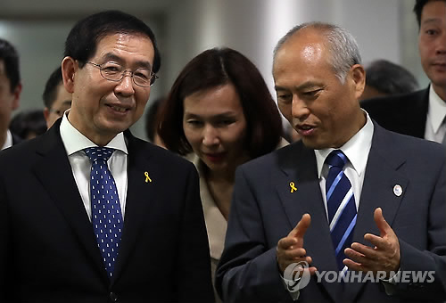 韓国大統領:都知事と25日会談…日韓、関係改善に意欲