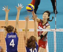 日本女子がロシアに逆転勝ち ブラジルはトルコに敗れる／バレー