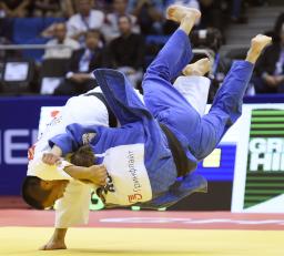 海老沼３連覇 決勝は強敵に一本勝ち