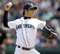 米大リーグ:マリナーズ・岩隈１３勝目