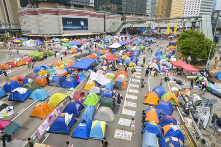 民主派投票、2日間実施へ=政府提案めぐり全占拠現場で-香港