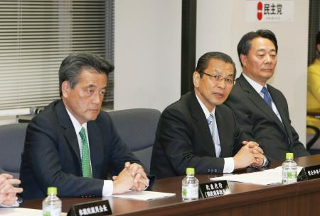 民主代表選は年明けに実施へ 細野氏は「白紙」