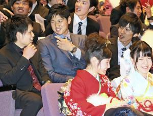 「170キロ目指す価値ある」成人式で大谷選手