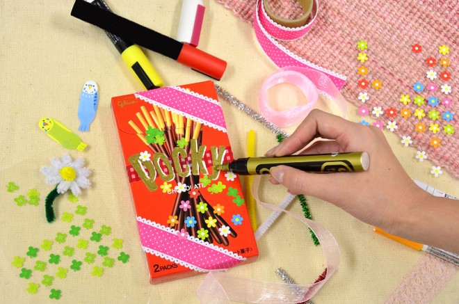 デコって楽しいバレンタイン! デコパケメッセージ『ポッキー』に挑戦してみた