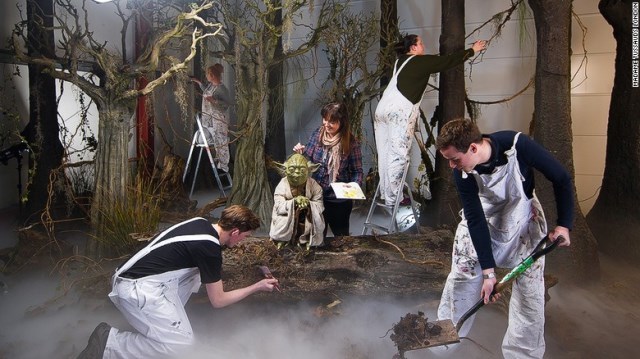 「スター・ウォーズ」の世界、ろう人形で再現 ロンドン