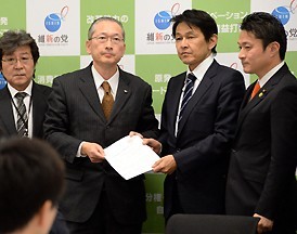 維新の党:連合と政策協議 野党再編視野に関係強化