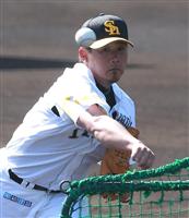 ソフトバンク松坂が2度目の打撃投手 現役三冠王がお墨付き