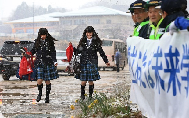 東日本大震災:「ふたば」にともる未来 避難生活乗り越え、新高校に152人