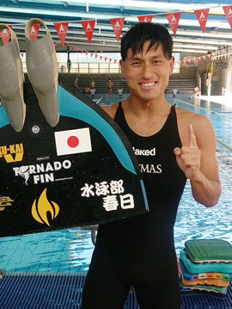 オードリー春日 フィンスイミングW杯10位「日本に帰ったら生卵ぶつけて」
