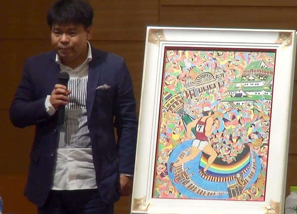 大阪マラソン応募13万人 ジミー大西イメージ画を爆笑発表