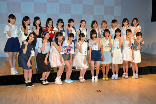 「ＮＧＴ４８」合格の２２人をお披露目！ 新潟県内の出身者は１２人