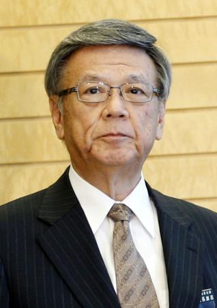 辺野古設計図提出に反発＝翁長沖縄知事