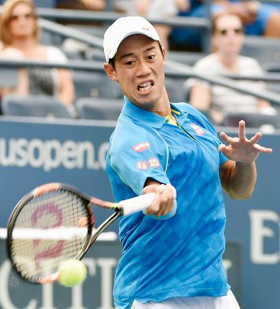 錦織、相手ペースにはまり不覚＝第４シードの力、出し切れず－全米テニス