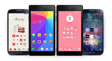 3000種類以上のテーマを無料で使えるAndroidアプリ「LINEランチャー」公開