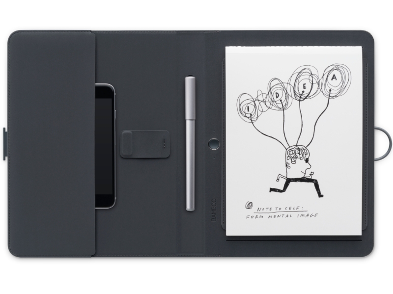 ワコム、手書きノートを同時にデジタル化できるスマートフォリオ