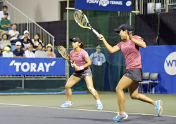大坂1回戦敗退、土居・奈良組は8強入り 東レ女子テニス