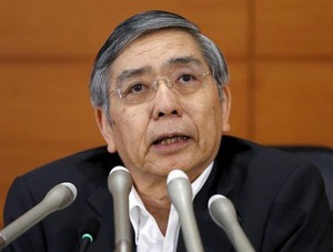 景気、緩やかな回復継続＝黒田日銀総裁－秋の支店長会議