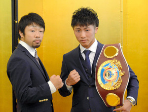ボクシングの井上尚弥と八重樫東、12月にダブル世界戦