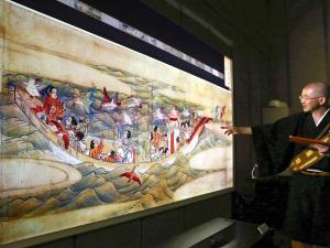５巻８３メートルの「東征伝絵巻」一度に公開 鑑真の苦労伝えたい 奈良