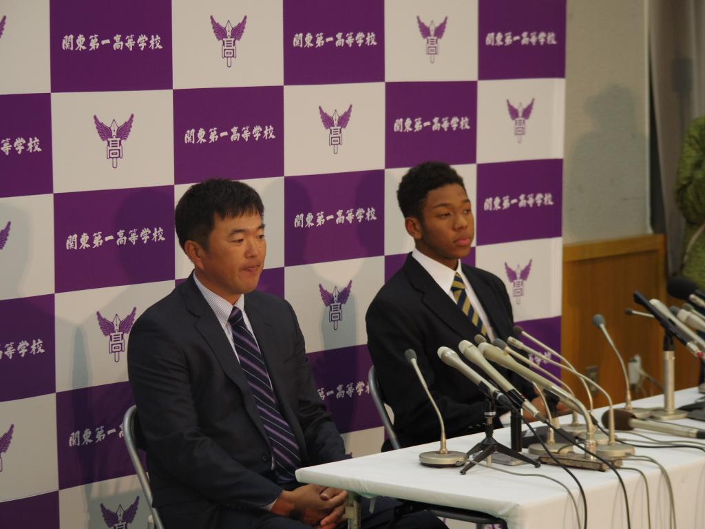 オコエ「1年目から1軍で」楽天が外れ1位で交渉権獲得/ドラフト
