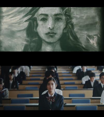 “動く黒板アート”で平祐奈を描く～2623時間＆計6000枚以上の大作に