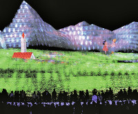 「なばなの里」でイルミネーション 2015年10月24日