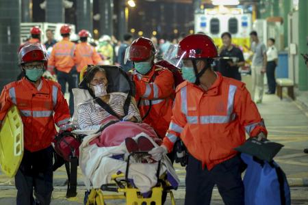 高速船事故で１２０人負傷、香港 日本人２人も