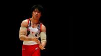 【世界体操】 首負傷の内村 明るい表情で「問題ない」