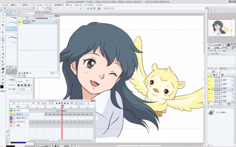 「CLIP STUDIO PAINT」に強力なアニメ制作機能を搭載、追加費用無しで利用可能
