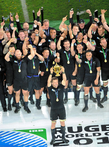 ラグビーＷ杯、ＮＺが史上初連覇