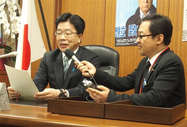 「家族と抱きしめ合うその時まで全力で頑張る」 加藤拉致担当相が対北ラジオ放送のメッセージ収録