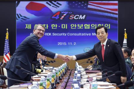 韓国国防部長官「南シナ海の平和壊す行動自制を」