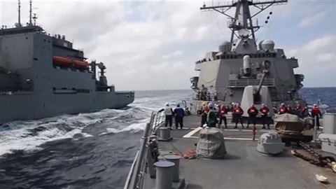 【南シナ海緊迫】 米艦派遣「四半期に2度」 継続の方針