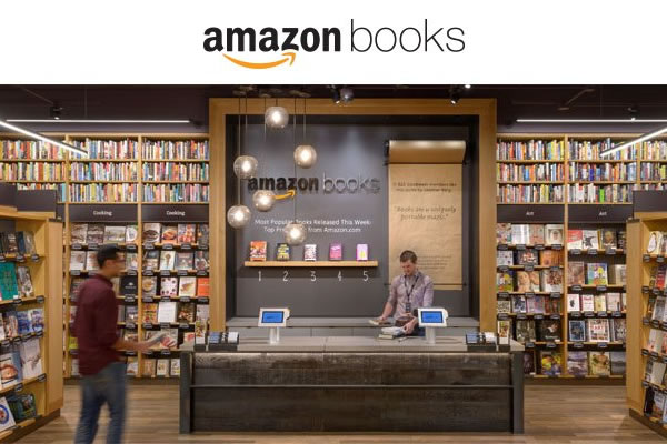 米アマゾンが書籍販売の実店舗をオープン