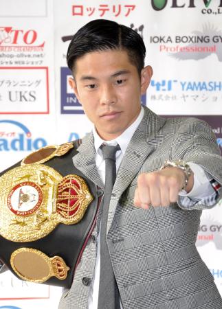 ボクシングの井岡、レベコと再戦 大みそか、WBAフライ級