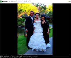 観月ありさ、渡辺謙＆南果歩夫妻ら参列のバリの挙式を報告 火山噴火による足止めも