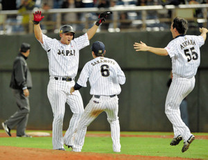 野球=日本が中田翔のサヨナラ打で連勝、プレミア12メキシコ戦