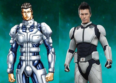 『テラフォーマーズ』、映画出演陣と原作画の変化広告が新宿&amp;渋谷駅に登場!