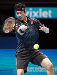 錦織がベルディハ破る テニスのATPファイナル