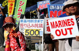 移設反対、辺野古に座り込み５００日 「平和な沖縄を」