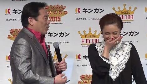 平愛梨の突っ込みに会場が静まる…グッチ裕三も「遅いよ!」「キンカン AWARD 2015」表彰式1