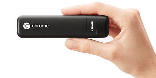ASUS、85ドルのスティック型Chrome OSデバイス「Chromebit CS10」を米国で発売