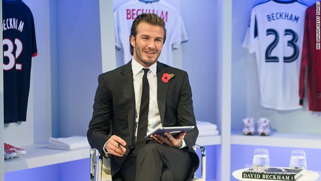 Ｄ・ベッカム、ピープル誌の「最もセクシーな男性」に