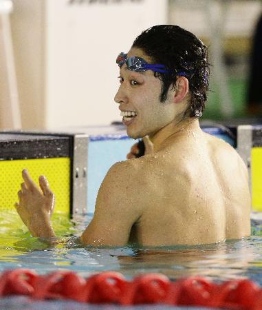 競泳・萩野公介、骨折以来5か月ぶりにレース