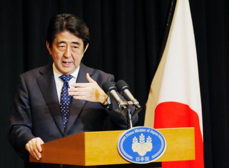 安倍首相、南シナ海の米作戦への参加否定＝ＴＰＰ国会承認「できるだけ早く」