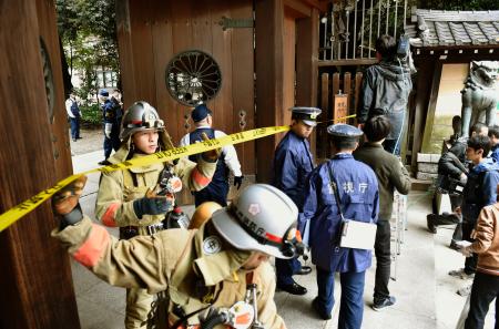 靖国神社トイレで爆発音=けが人なし—東京