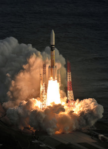 改良型Ｈ２Ａロケット打ち上げ 衛星分離は４時間半後