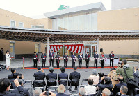 被災で全壊、病院再建 南三陸の高台で落成式 2015年11月26日